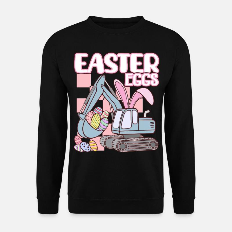 Oeufs de Pâques - Sweat-shirt Unisexe - noir
