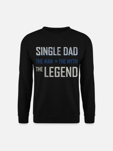 Single dad gift - Unisex Sweatshirt - black