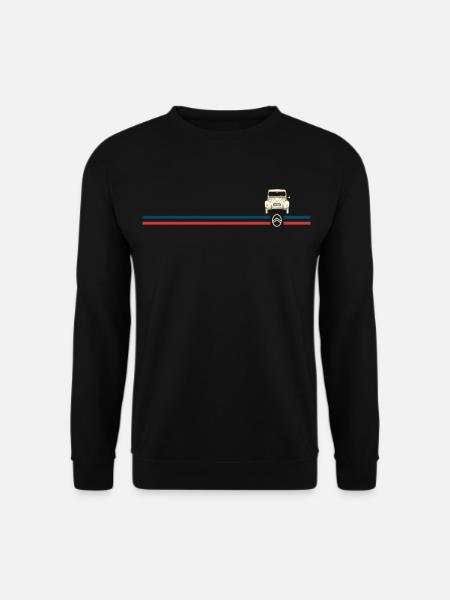 Citroën Logo Streifen 2CV Ente - Unisex Pullover - Schwarz