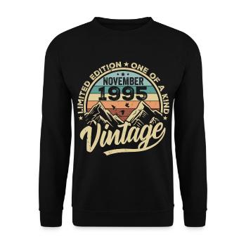 Légendaire depuis novembre 1995 - Edition limitée 1995 - Sweat-shirt Unisexe - noir - Devant - Alina (178cm) & Michal (187cm)