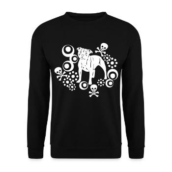 sbtart008_2 - Sweat-shirt Unisexe - noir - Devant - Alina (178cm) & Michal (187cm)