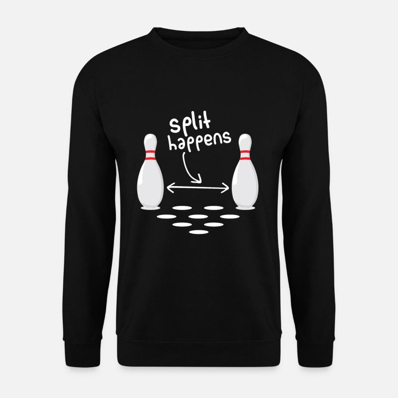 Split happens - Unisex Pullover - Schwarz