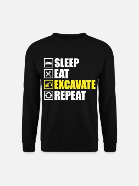 excavator - Unisex Sweatshirt - black