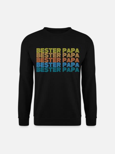 Bester Papa - Unisex Pullover - Schwarz