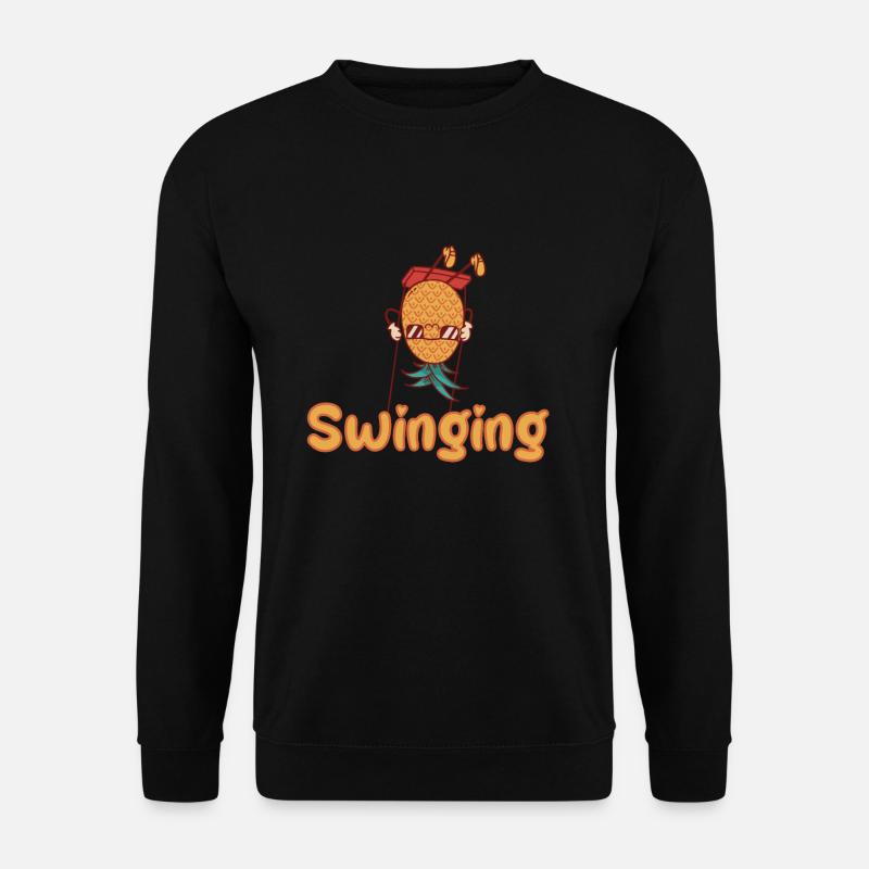 Swinger Ananas - Unisex Pullover - Schwarz