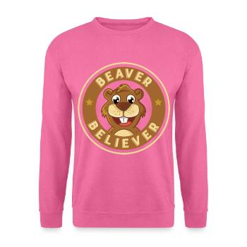 Biber Glauben - Unisex Pullover - Pink - Vorne