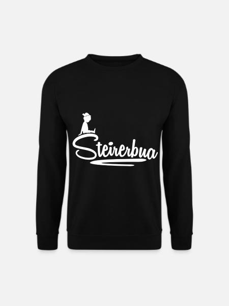 Steirerbua – Stolz auf steirische Wurzeln - Unisex Pullover - Schwarz