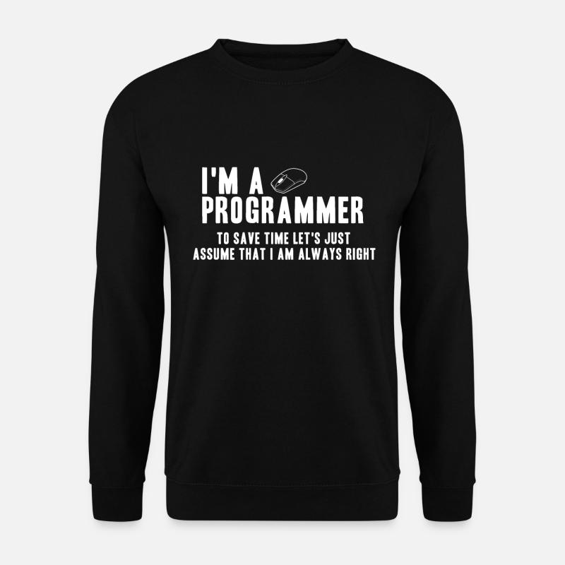 Programmer Birthday Gift - Unisex Sweatshirt - black