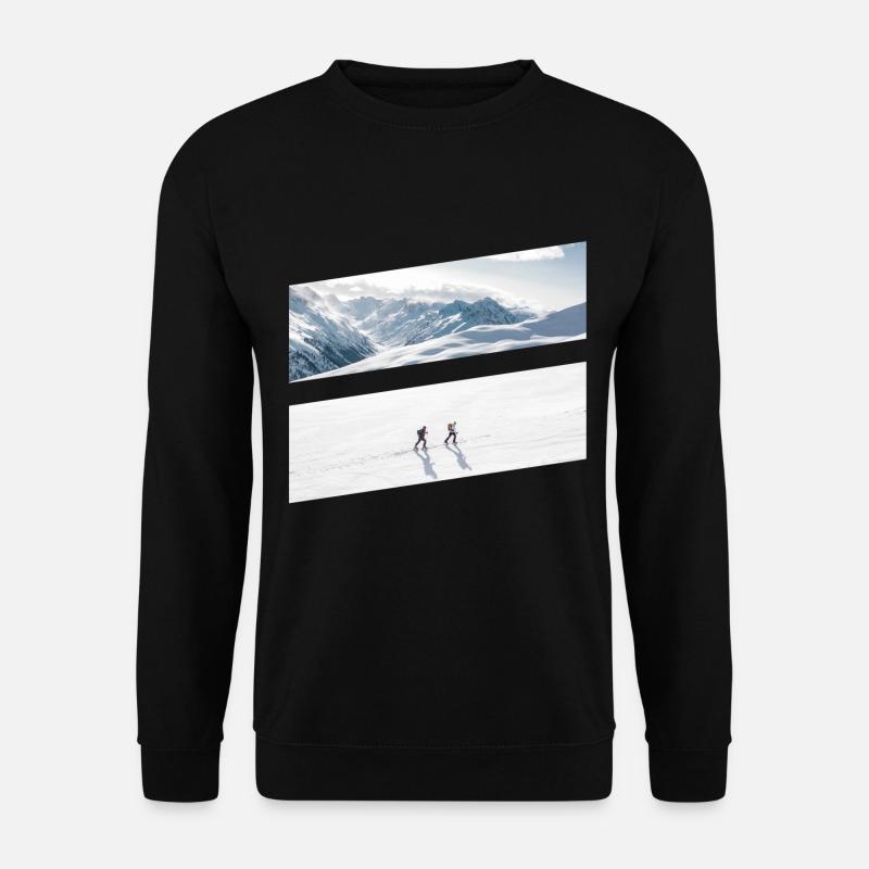 Ski tour - Unisex Sweatshirt - black