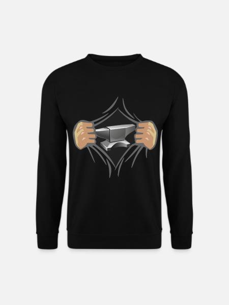 AufRiss (Amboss-Edition) - Unisex Pullover - Schwarz