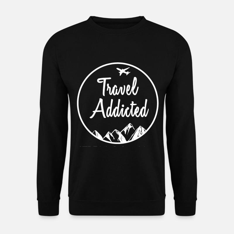 Sucht Nach Reisen - Unisex Pullover - Schwarz