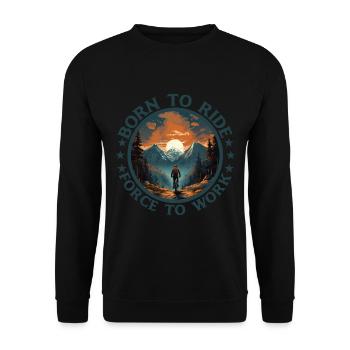 VTT VTT de descente VTT - Sweat-shirt Unisexe - noir - Devant - Alina (178cm) & Michal (187cm)