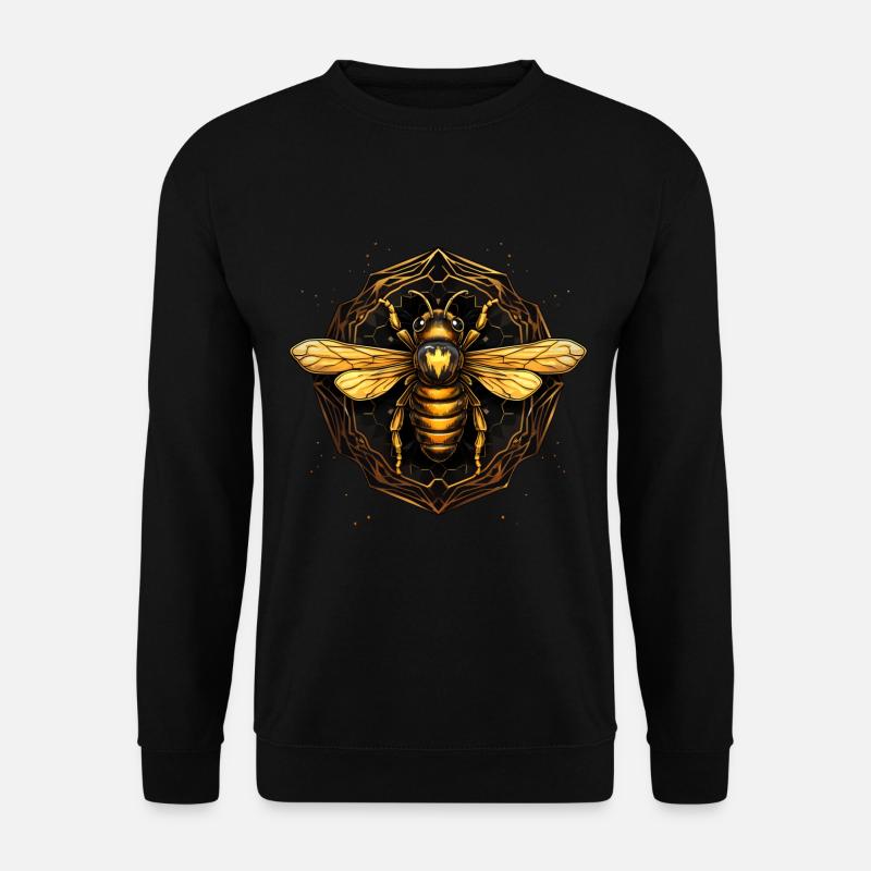Bienen Art Imker Bienenzüchter Geschenk - Unisex Pullover - Schwarz
