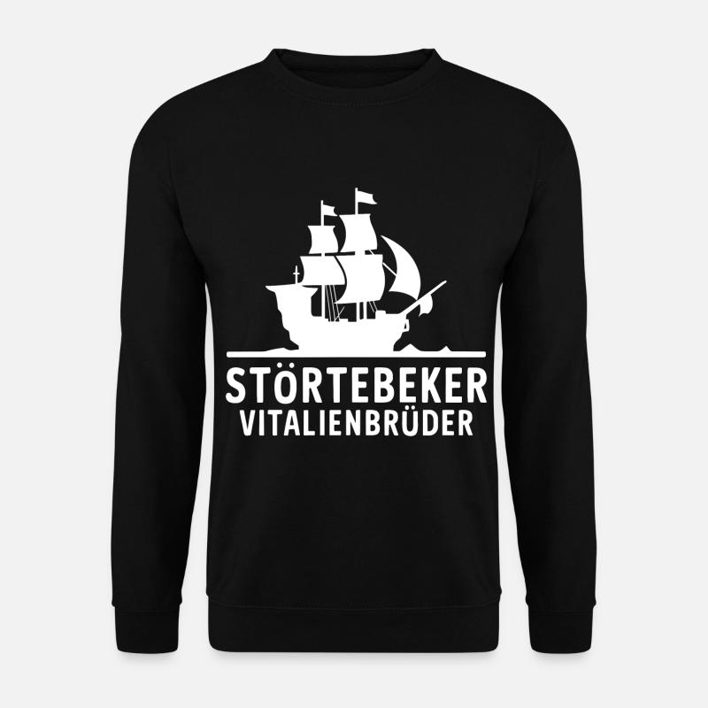 Störtebeker Störtebecker Vitalienbrüder Piraten - Unisex Pullover - Schwarz