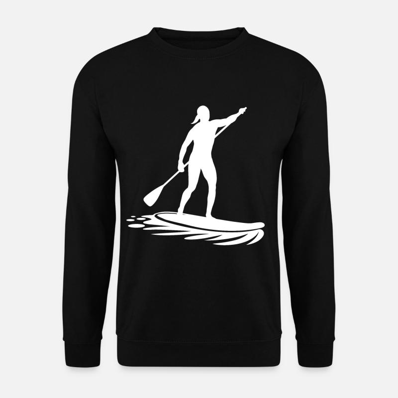 Stand Up Paddle Freizeit Urlaub - Unisex Pullover - Schwarz