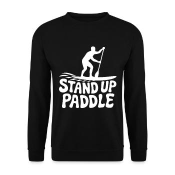 SUP Stand Up Paddle - Sweat-shirt Unisexe - noir - Devant - Alina (178cm) & Michal (187cm)