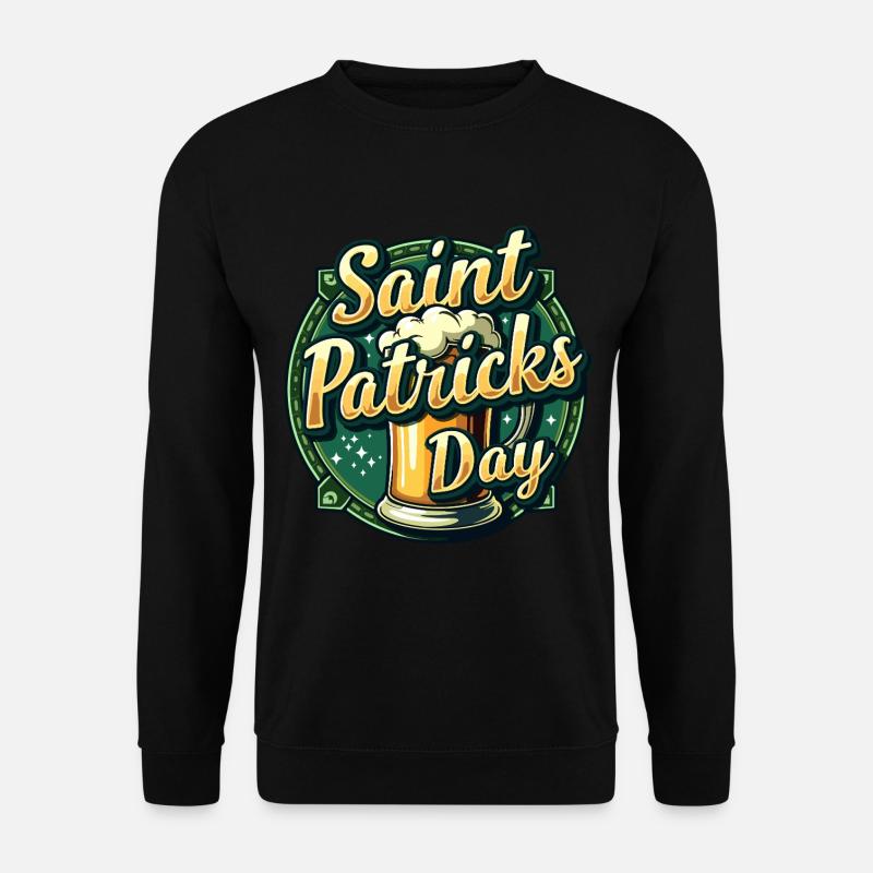 Saint Patrick`s Day Beer - Unisex Pullover - Schwarz