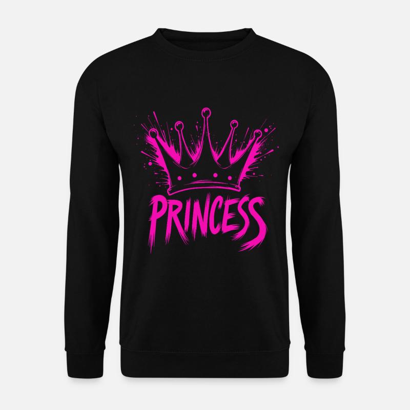 Princess Crown Splash - Unisex Sweatshirt - black