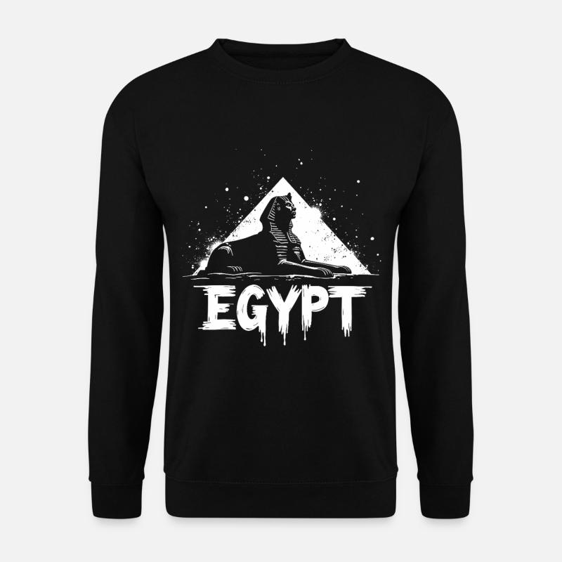 Pyramide du Sphinx d’Égypte - Sweat-shirt Unisexe - noir