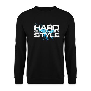 hardstyle génération - Sweat-shirt Unisexe - noir - Devant - Alina (178cm) & Michal (187cm)