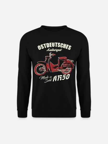 Simson KR50 - Ostdeutsches Kulturgut - Unisex Pullover - Schwarz