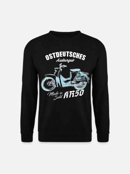 Simson KR50 - Ostdeutsches Kulturgut - DDR - Unisex Pullover - Schwarz