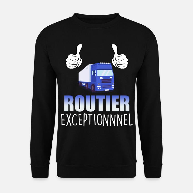 Routier exceptionnnel - Sweat-shirt Unisexe - noir