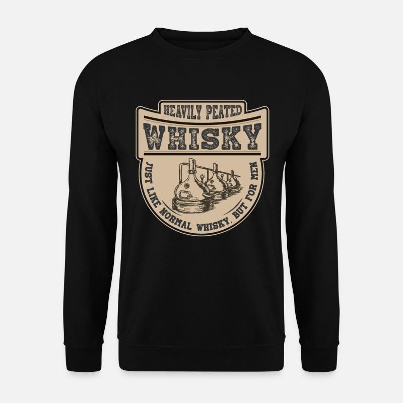 Funny Whiskey Whisky Drinker Vintage Saying - Unisex Sweatshirt - black