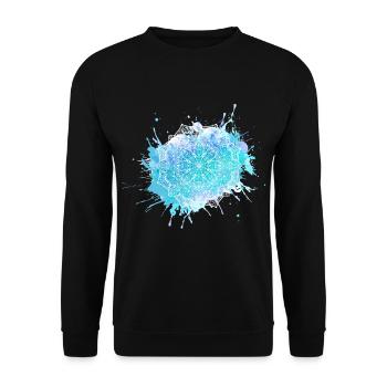 Mandala - Unisex Pullover - Schwarz - Vorne - Alina (178cm) & Michal (187cm)