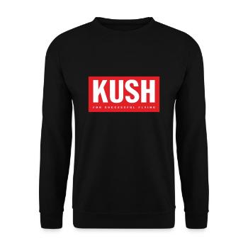 KUSH Tee Shirts - Sweat-shirt Unisexe - noir - Devant - Alina (178cm) & Michal (187cm)