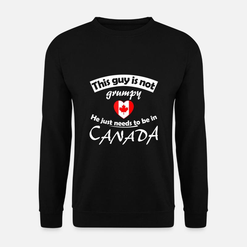 Kanada - Unisex Pullover - Schwarz