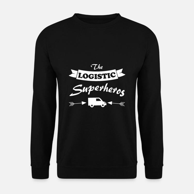 Logistik und Transport - Unisex Pullover - Schwarz