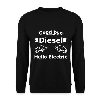 Voiture électrique - Sweat-shirt Unisexe - noir - Devant - Alina (178cm) & Michal (187cm)