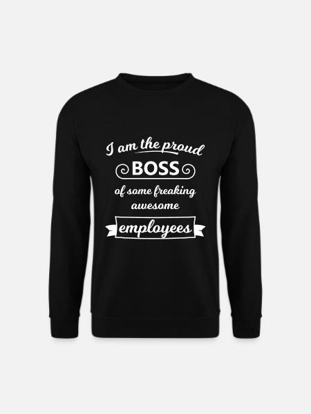 Bedste chef på det bedste hold - Unisex sweater - sort