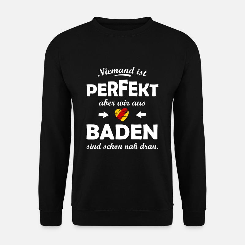 Perfekt aus Baden - Unisex Pullover - Schwarz