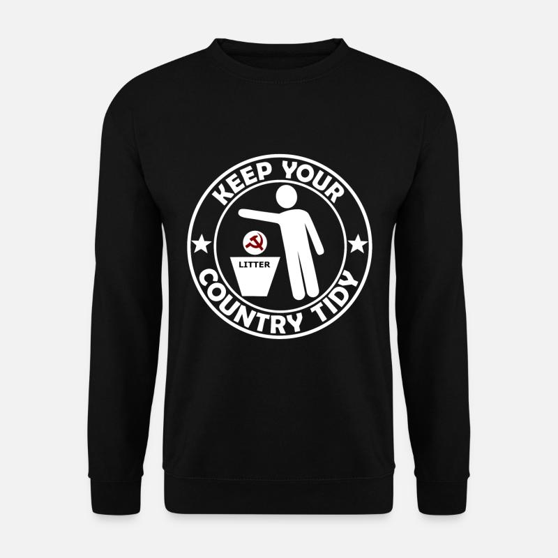 Lustige Sprüche Sozialismus - Unisex Pullover - Schwarz