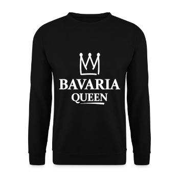 Reine de Bavière - Sweat-shirt Unisexe - noir - Devant - Alina (178cm) & Michal (187cm)