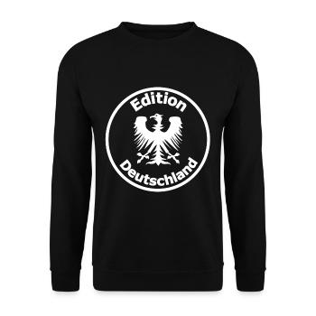 Die deutsche Edition - Unisex Pullover - Schwarz - Vorne - Alina (178cm) & Michal (187cm)