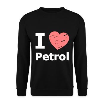 J’adore l’essence - Sweat-shirt Unisexe - noir - Devant - Alina (178cm) & Michal (187cm)