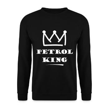 Gasoline King - Unisex Sweatshirt - black - Front - Alina (178cm) & Michal (187cm)
