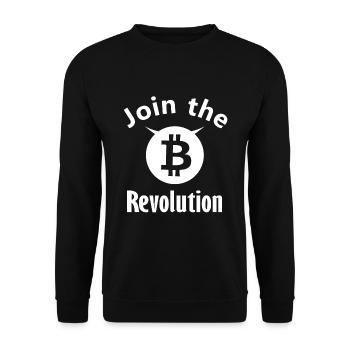 La révolution des pièces de monnaie - Sweat-shirt Unisexe - noir - Devant - Alina (178cm) & Michal (187cm)