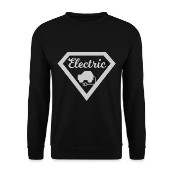 Voitures électriques - Sweat-shirt Unisexe - noir - Devant - Alina (178cm) & Michal (187cm)