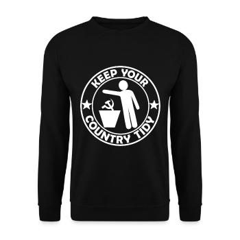 Le socialiste - Sweat-shirt Unisexe - noir - Devant - Alina (178cm) & Michal (187cm)
