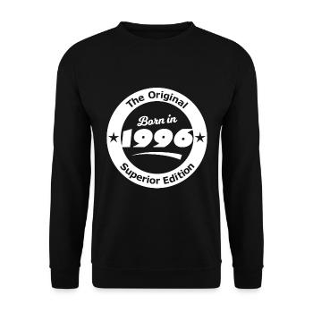 The class of 1996 - Unisex Sweatshirt - black - Front - Alina (178cm) & Michal (187cm)