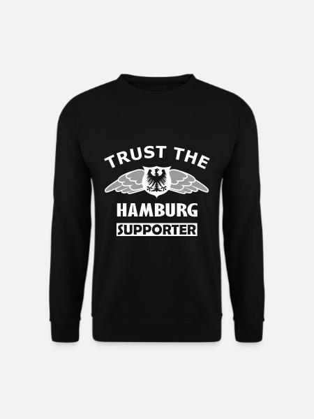 Vertraue dem Hamburger - Unisex Pullover - Schwarz