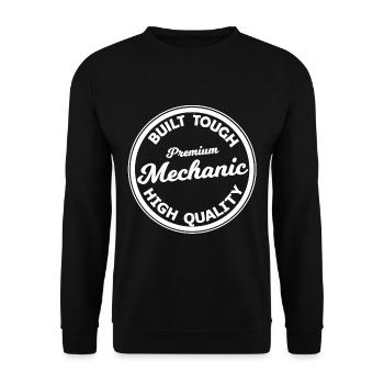 Bester Mechaniker - Unisex Pullover - Schwarz - Vorne - Alina (178cm) & Michal (187cm)