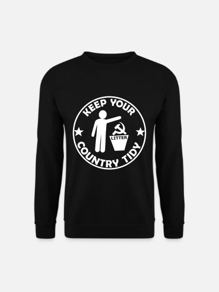 Haltet die Umwelt rein - Unisex Pullover - Schwarz