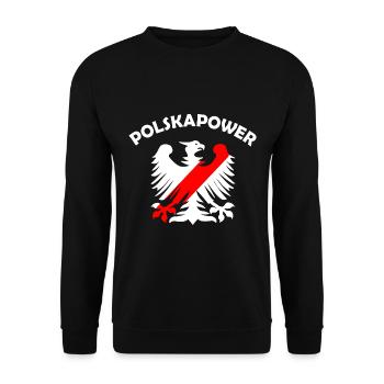 Électricité de Pologne - Sweat-shirt Unisexe - noir - Devant - Alina (178cm) & Michal (187cm)