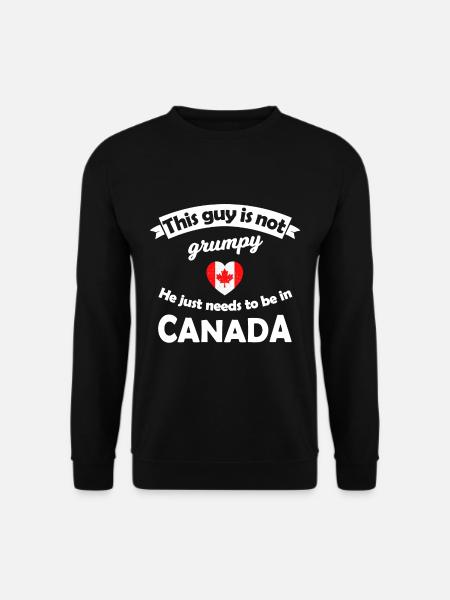 Chez nous au Canada - Sweat-shirt Unisexe - noir