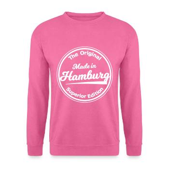 Die Hansestadt Hamburg - Unisex Pullover - Pink - Vorne